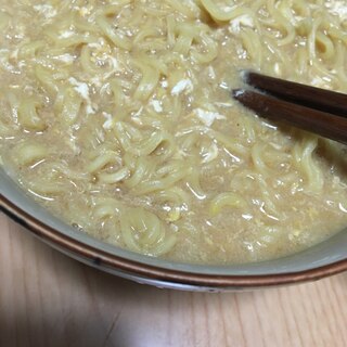 醤油ラーメンで✨生姜と溶き卵の醤油ラーメン♡